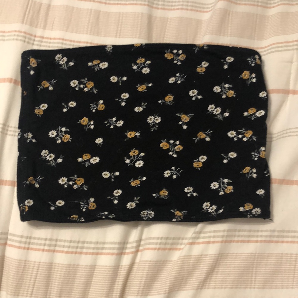 Size small floral tube top